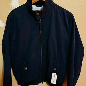 J.Crew/Mr. Porter Harrington/Bomber Style Navy Jacket - Medium